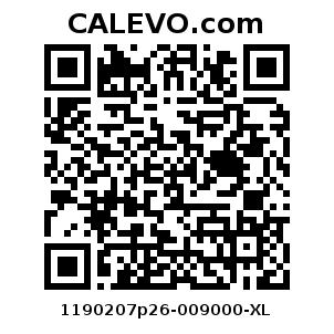 Calevo.com Preisschild 1190207p26-009000-XL