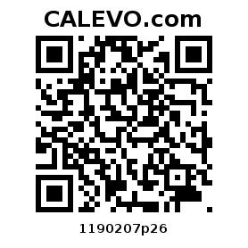 Calevo.com Preisschild 1190207p26