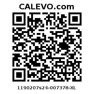 Calevo.com Preisschild 1190207s24-007378-XL