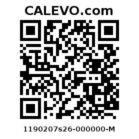 Calevo.com Preisschild 1190207s26-000000-M