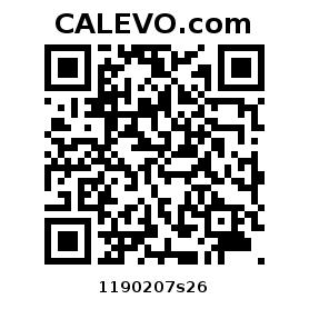 Calevo.com Preisschild 1190207s26