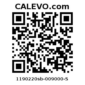 Calevo.com pricetag 1190220sb-009000-S