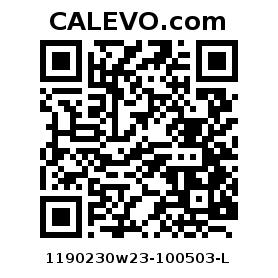 Calevo.com Preisschild 1190230w23-100503-L