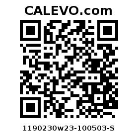 Calevo.com Preisschild 1190230w23-100503-S