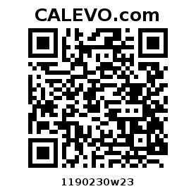 Calevo.com pricetag 1190230w23