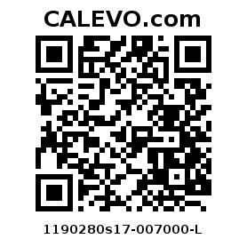 Calevo.com Preisschild 1190280s17-007000-L
