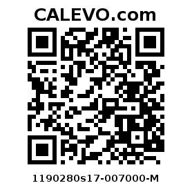Calevo.com Preisschild 1190280s17-007000-M