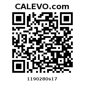 Calevo.com Preisschild 1190280s17
