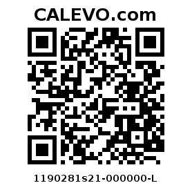 Calevo.com Preisschild 1190281s21-000000-L