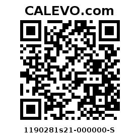Calevo.com Preisschild 1190281s21-000000-S