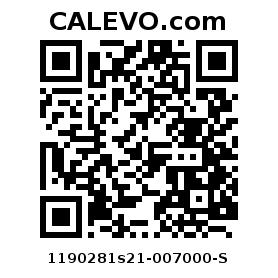 Calevo.com Preisschild 1190281s21-007000-S