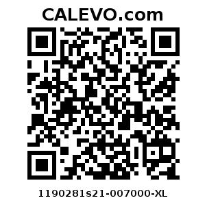 Calevo.com Preisschild 1190281s21-007000-XL