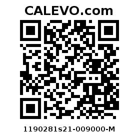 Calevo.com pricetag 1190281s21-009000-M