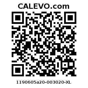 Calevo.com Preisschild 1190605a20-003020-XL