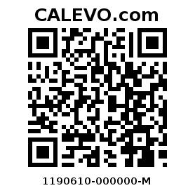 Calevo.com Preisschild 1190610-000000-M