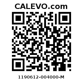 Calevo.com pricetag 1190612-004000-M
