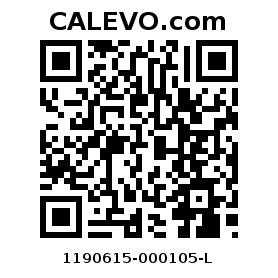 Calevo.com pricetag 1190615-000105-L