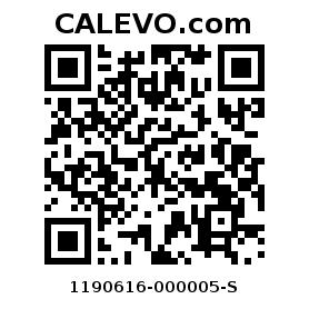 Calevo.com pricetag 1190616-000005-S