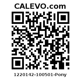 Calevo.com Preisschild 1220142-100501-Pony