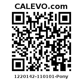 Calevo.com Preisschild 1220142-110101-Pony