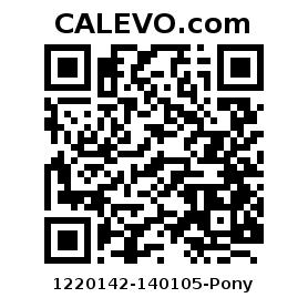 Calevo.com Preisschild 1220142-140105-Pony