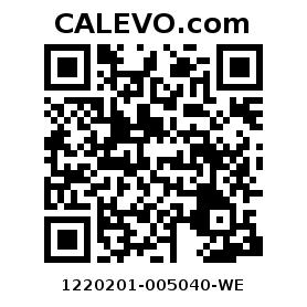 Calevo.com Preisschild 1220201-005040-WE