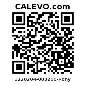 Calevo.com Preisschild 1220204-003260-Pony