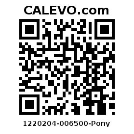 Calevo.com Preisschild 1220204-006500-Pony