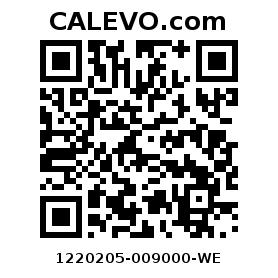 Calevo.com Preisschild 1220205-009000-WE