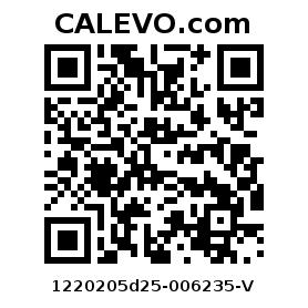 Calevo.com Preisschild 1220205d25-006235-V