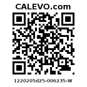 Calevo.com Preisschild 1220205d25-006235-W