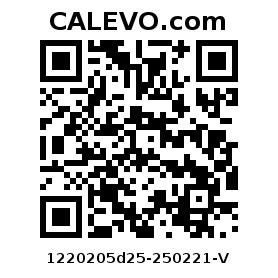 Calevo.com Preisschild 1220205d25-250221-V