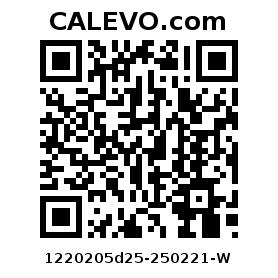 Calevo.com Preisschild 1220205d25-250221-W