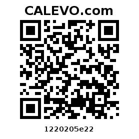Calevo.com Preisschild 1220205e22