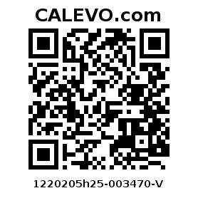 Calevo.com Preisschild 1220205h25-003470-V