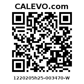 Calevo.com Preisschild 1220205h25-003470-W