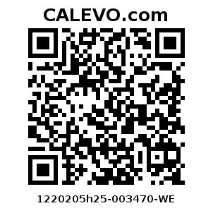 Calevo.com Preisschild 1220205h25-003470-WE