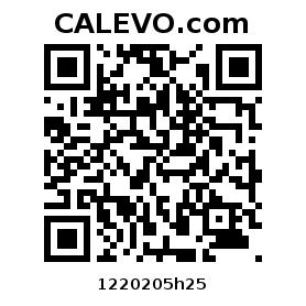 Calevo.com pricetag 1220205h25