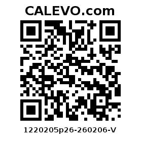 Calevo.com Preisschild 1220205p26-260206-V