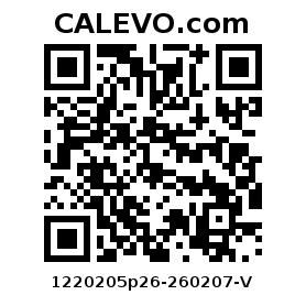 Calevo.com Preisschild 1220205p26-260207-V