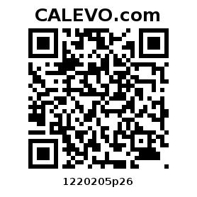 Calevo.com Preisschild 1220205p26