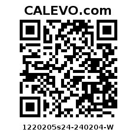Calevo.com Preisschild 1220205s24-240204-W