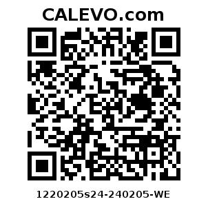 Calevo.com Preisschild 1220205s24-240205-WE