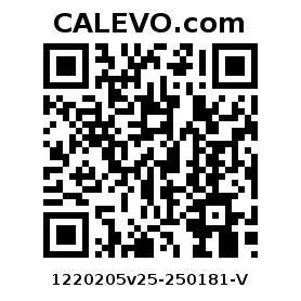Calevo.com pricetag 1220205v25-250181-V
