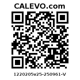 Calevo.com pricetag 1220205v25-250961-V