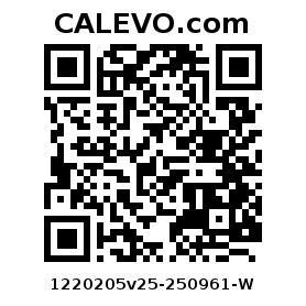 Calevo.com pricetag 1220205v25-250961-W