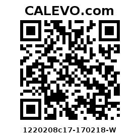 Calevo.com Preisschild 1220208c17-170218-W