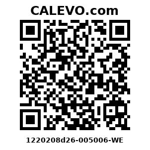 Calevo.com Preisschild 1220208d26-005006-WE