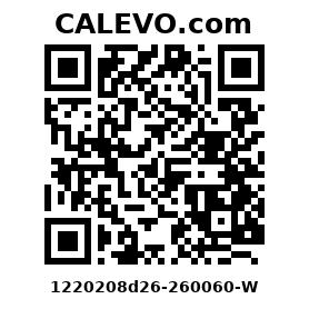 Calevo.com Preisschild 1220208d26-260060-W