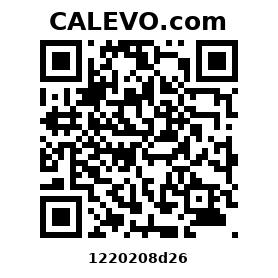Calevo.com Preisschild 1220208d26